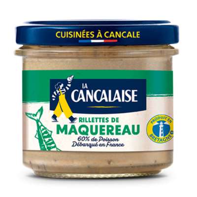 rillettes de maquereau nature la cancalaise