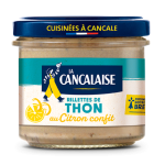 rillettes de thon au citron confit