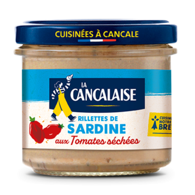 rillettes de sardine aux tomates séchées