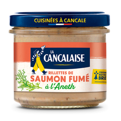 rillettes de saumon fumé à l'aneth