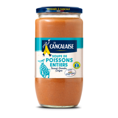 Soupe de poissons entiers la cancalaise
