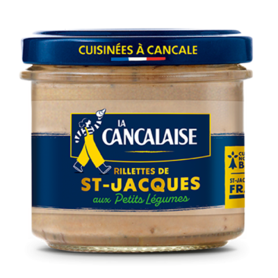 rillette de saint jacques aux petits légumes