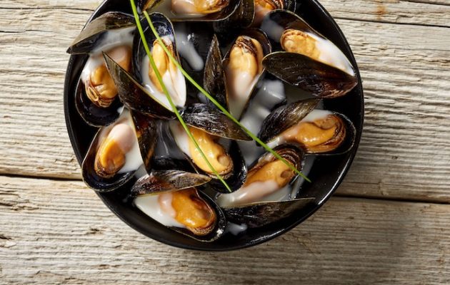moules au roquefort
