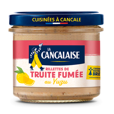 Rillettes de truite fumée au yuzu