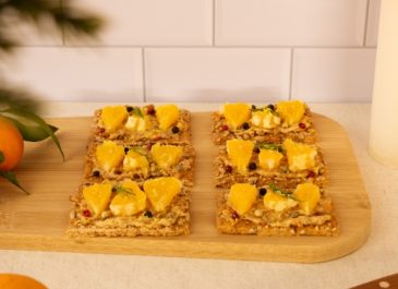 Recette canapés festifs aux agrumes