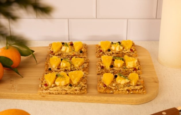 Recette canapés festifs aux agrumes