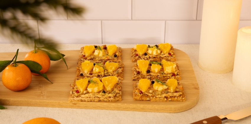 Recette canapés festifs aux agrumes
